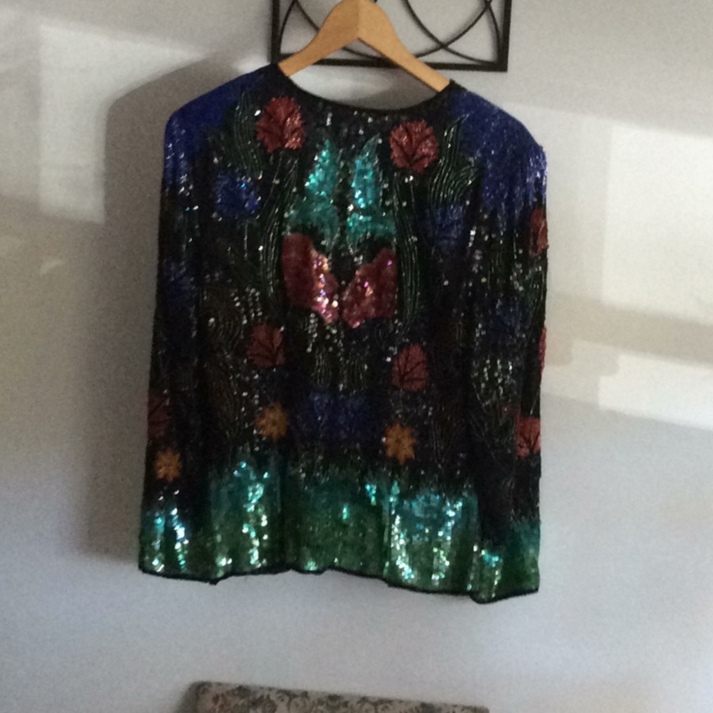 The entire Sequin jacket retro evening